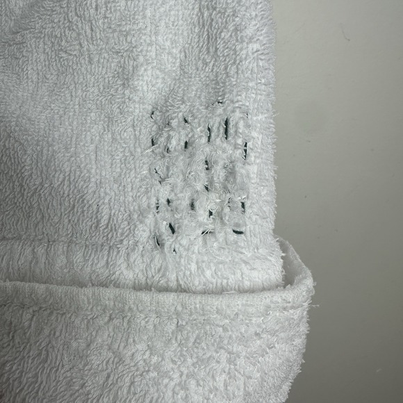 Vintage Aegean Apparel Teddy Bear Robe Terry Cloth Cotton Heart Plaid 90s Y2K - Picture 6 of 11